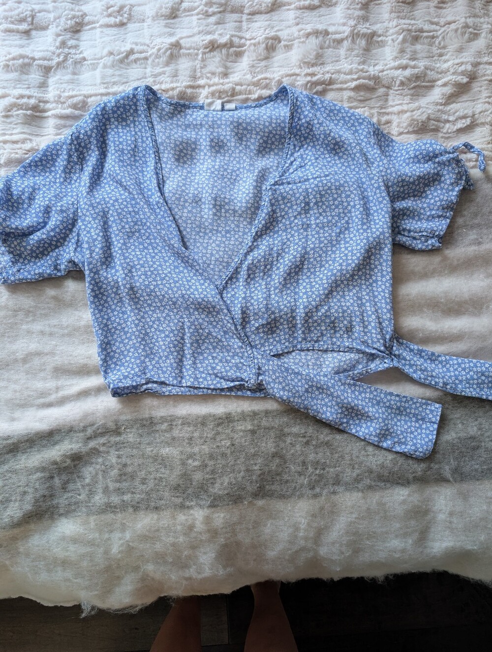 GAP Light Blue Floral  Shirt